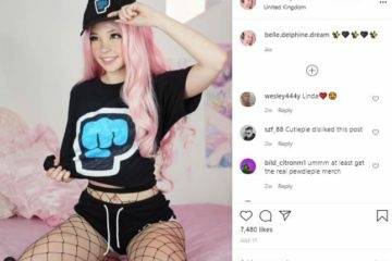 Belle Delphine Nude  Video New on adultfans.net