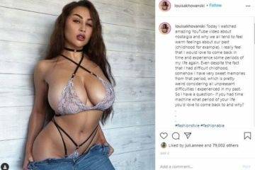 Louisa Khovanski Nude Big Tit Onlyfans Worship Video Leaked on adultfans.net
