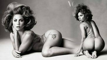 Lady Gaga Nude 13 Vogue December 2021 Issue on adultfans.net