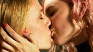 Emma Bell & Paige Elkington Lesbian Kiss Scene from 'Relationship Status' on adultfans.net