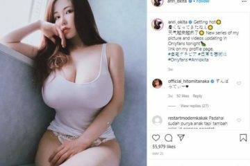 Anri Okita Nude Video HUGE Japanese Tits   - Japan on adultfans.net