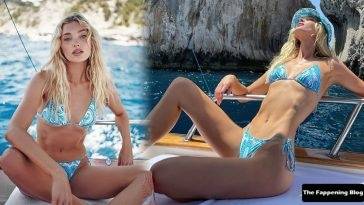 Elsa Hosk Displays Her Sexy Bikini Body in Capri (12 Photos + Video) on adultfans.net
