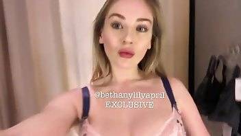 Beth Lily bra fitting onlyfans porn videos on adultfans.net