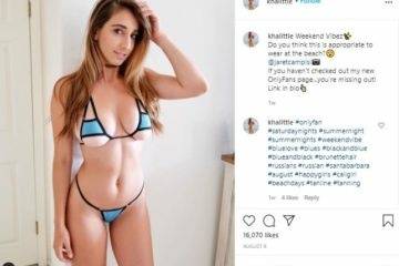 Christina Khalil Nude Tease Cosplay  Video on adultfans.net