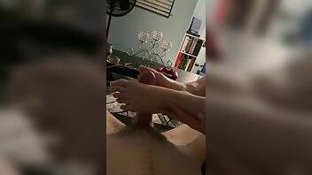 Simplychlo giving_my_boyfriend_a_foot_job_with_my_french_pedi_(his_pov) xxx onlyfans porn videos - France on adultfans.net