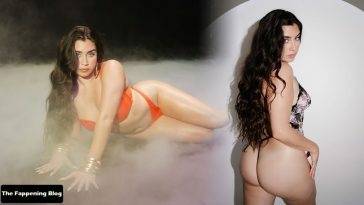 Lauren Jauregui Flaunts Her Sexy Tits & Ass in a New Savage X Fenty Lingerie Shoot on adultfans.net