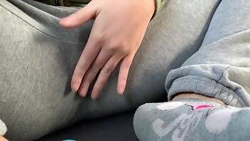 Daisea touching myself with my brother and grandma in the car on adultfans.net