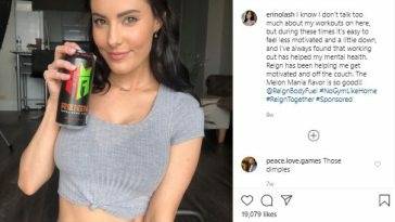 Erin Olash Nude Video Tease Big Tit Youtuber "C6 on adultfans.net