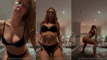 Elle Leaked Twerking in Black Thong Nude Video on adultfans.net