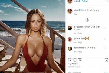 Elsie Hewitt Nude Video Instagram Model  on adultfans.net
