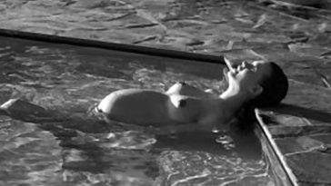 Behati Prinsloo Nude And Wet In The Pool ! on adultfans.net