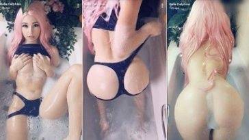Belle Delphine Nude Bath Photoshoot Snapchat Leaked! on adultfans.net