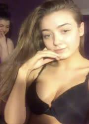 First a little shy then showing her titties on periscope on adultfans.net