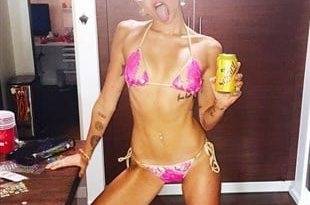 Miley Cyrus Ready For Summer In A Tiny Bikini on adultfans.net