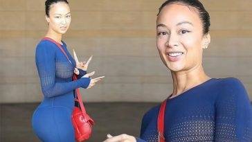 Draya Michele Puts Her Sexy Curves on Display in Leggings and a Crop Top on adultfans.net