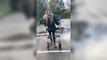Chrissycantwalk today s walking video marks a really important milestone for me for the first tim... on adultfans.net