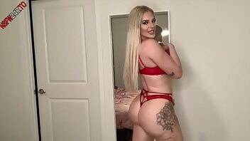 Kendra Karter red bikini tease onlyfans porn videos on adultfans.net