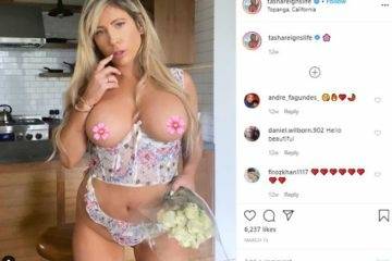 Tasha Reign Nude Cum Tits  Video on adultfans.net
