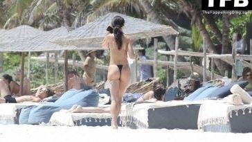 Tabitha Clifft Flaunts Her Sexy Bikini Body on the Beach in Tulum on adultfans.net