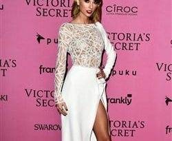 Taylor Swift's New Boobs In A Sheer Top At The Victoria's Secret After Party - fapfappy.com