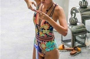 Victoria Justice Side Boob In A Low-Cut Swimsuit on adultfans.net