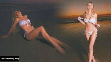 Sydney Sweeney Shows Off Her Stunning Body in a Sexy Tiny Bikini on adultfans.net