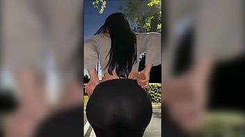 Crystal lust showing off ass on adultfans.net