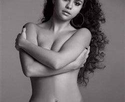 Selena Gomez Nude Outtake From V Magazine on adultfans.net