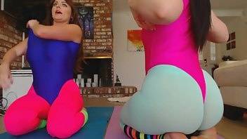 Sophie Dee yoga time with friend - OnlyFans free porn on adultfans.net