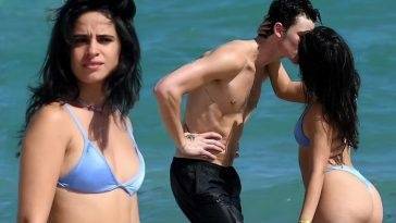 Camila Cabello & Shawn Mendes Enjoy the Beach in Miami on adultfans.net
