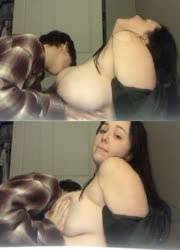 Sucking on them fat titties on adultfans.net