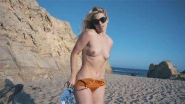 Caitlyn Sway Nude Beach Teasing Video  on adultfans.net