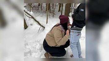 Lia love x 10 01 2021 Hope you like my Blowjob Video in the Snow xxx onlyfans porn on adultfans.net