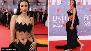 Maya Jama Flashes Her Boobs and Abs in a Very Skimpy Dress at The BRIT Awards (Photos) on adultfans.net