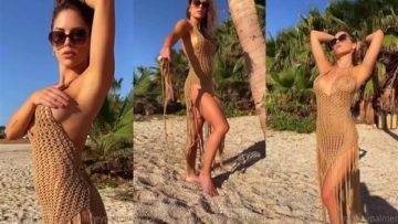 Brittney Palmer Nude Teasing At Beach Video  on adultfans.net