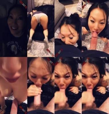 Asa Akira POV blowjob & cum on boobs snapchat premium 2020/01/29 on adultfans.net