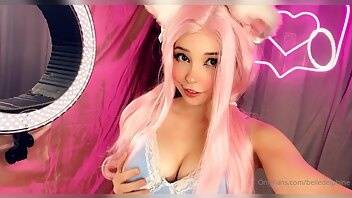 Belle delphine nude pink hair bunny onlyfans set  on adultfans.net