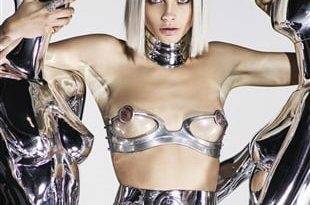 Cara Delevingne's Futuristic Nipples In GQ on adultfans.net