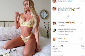 Alexis Clark Nude Video Instagram Model on adultfans.net
