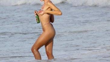 Gabrielle Epstein is Seen in a Tiny Bikini on the Beach in Tulum on adultfans.net