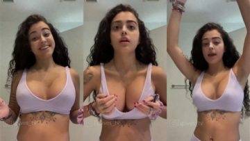 Malu Trevejo Nude Titty Shaking Teasing Video Leaked on adultfans.net