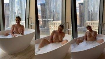 Courtney Tailor Nude Masturbating Bathtub  Video  on adultfans.net