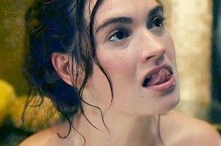 Lily James Nude Scene From "The Pursuit of Love" on adultfans.net