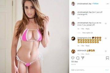 Christina Khalil New Nude Tease Bikini Sling Video on adultfans.net