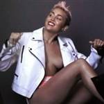 Miley Cyrus Flashes Her Nipple On Video on adultfans.net
