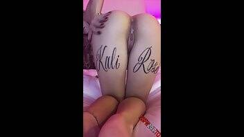 Kali Roses showing off my my pussy how much wet it is onlyfans porn videos on adultfans.net