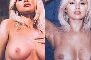 Selena Gomez Shows Off Her Fat Nude Tits To Sell Swimsuits on adultfans.net