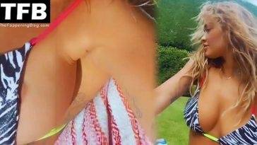 Rita Ora Flashes Her Areola in a Tiny Bikini (18 Nude & Sexy Pics + Videos) on adultfans.net