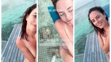 Kaya Scodelario Hot Topless Instagram Story on adultfans.net