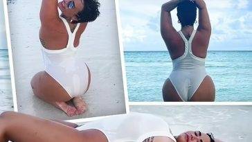 Demi Lovato Enjoys Her Vacation in The Maldives (5 Photos + Video) on adultfans.net